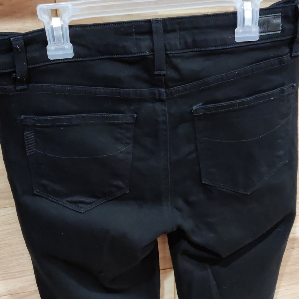 PAIGE Skyline Skinny Black Shadow jeans 27 - Picture 6 of 8